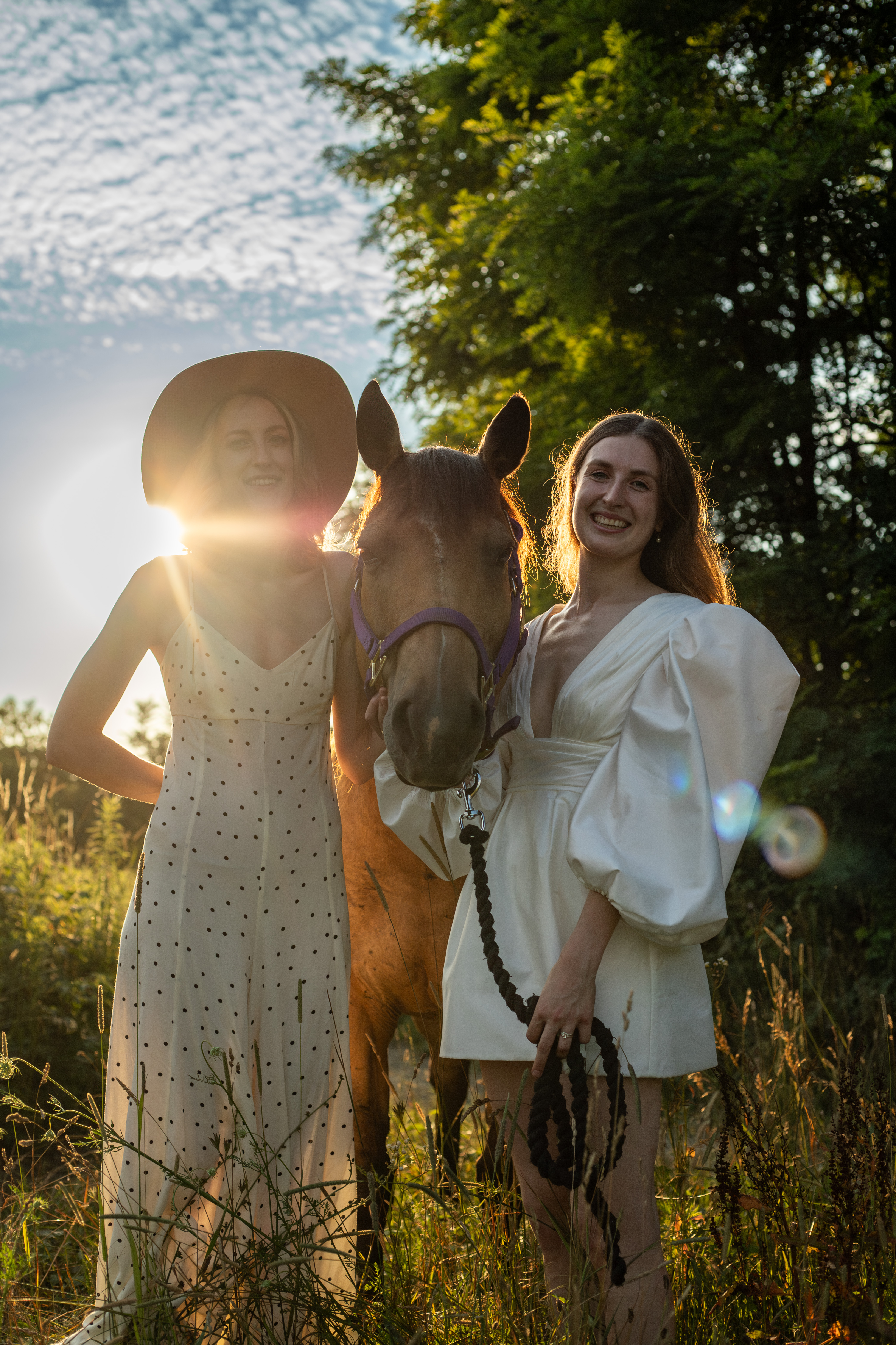 Brumby with her future Mama's Kelly and Jess